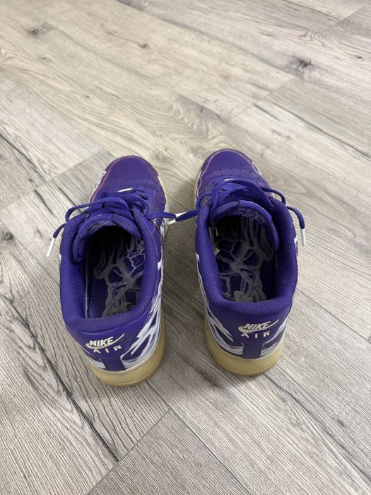 Nike Air Force 1 Low '07 QS Purple Skeleton Halloween (2021)