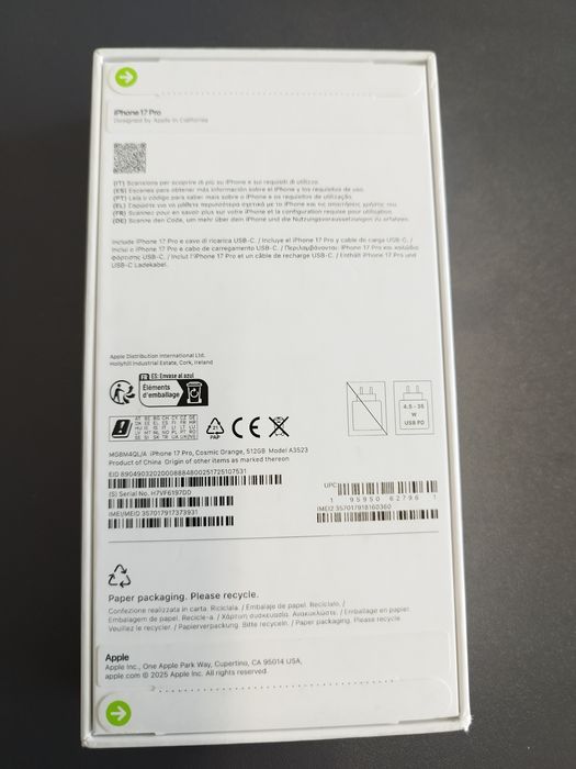 iPhone 17 pro 512 gb