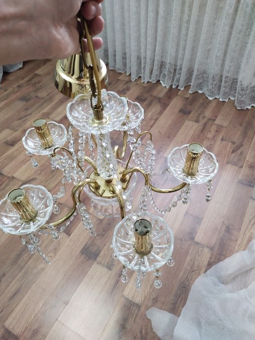 Хрустальная люстра чешская