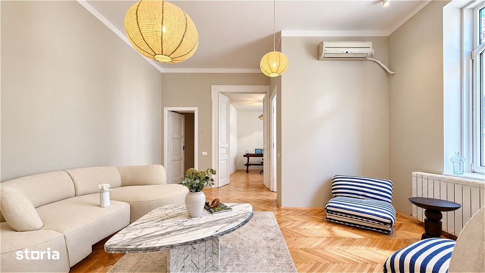 Piesa rara in centrul Capitalei: Apartament de colectie cu crama bolti