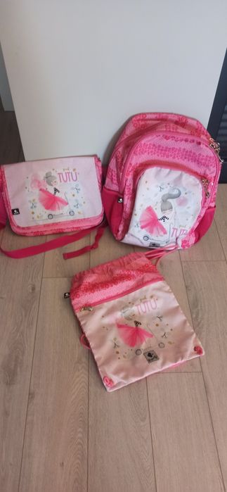 Ученическа раница , торбичка за спорт и чанта Busquets Pink Tutu