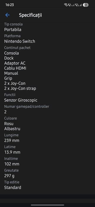 Consola Nintendo Switch