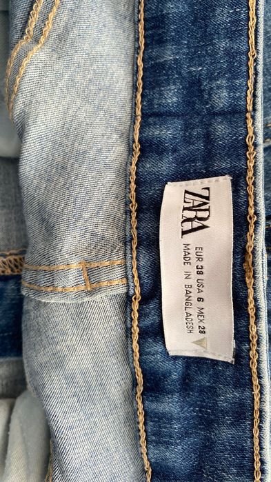 Дамски дънки ZARA, размер 38,