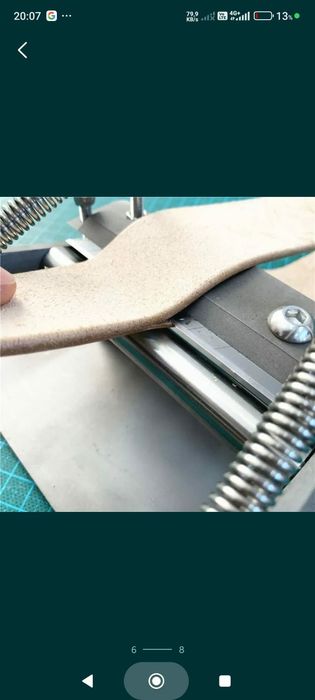 Aparat de subtiat pielea șerfuit  pielea curele ceas