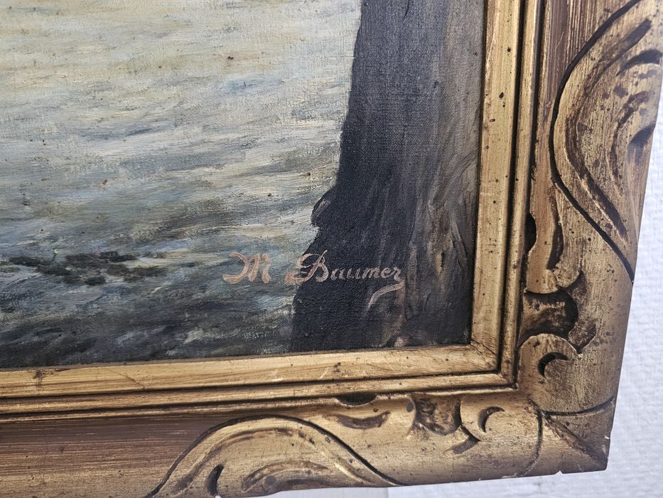 Картина рисувана с маслени бои на платно.