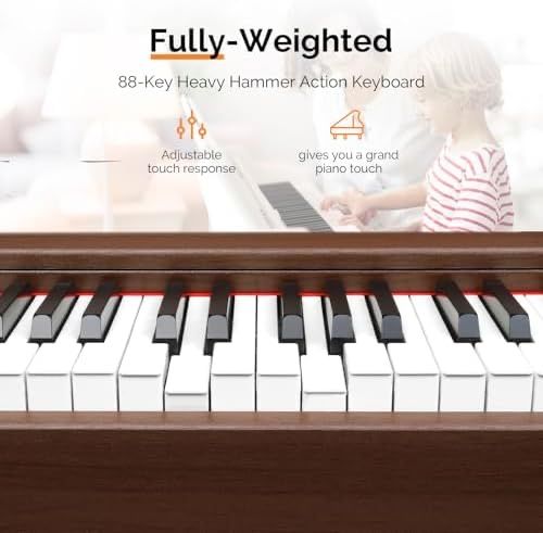 Vand urgent! Pian Digital GLARRY cu 88 de clape