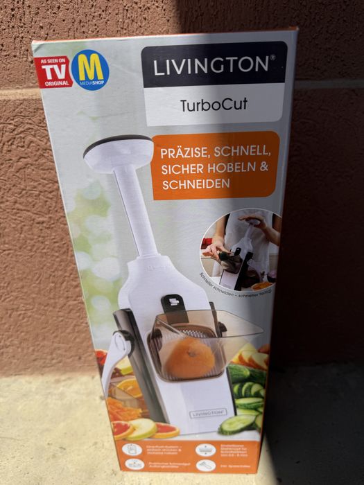 Aparat Livington Turbo Cut pentru feliat fructe si Legume Nou