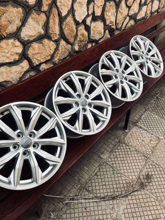 КАТО НОВИ!!! Джанти 17 5х112 Ауди Оригинални Djanti 17 5x112 Audi