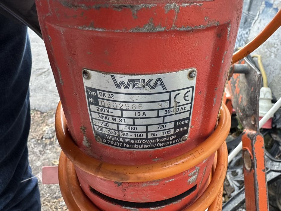 Weka carota gauri beton bularzi parcare teava gaz cardi golz hilti