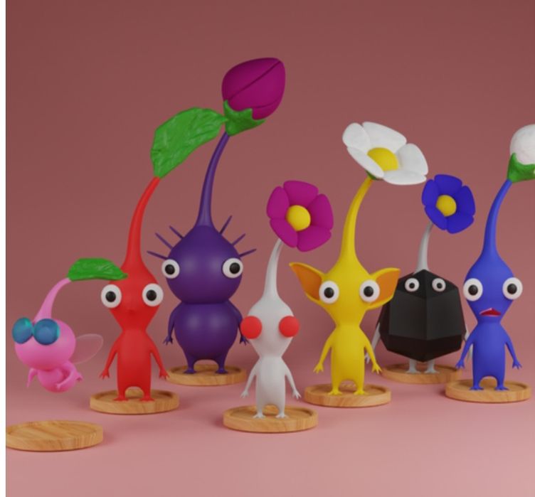 Пикмины Pikmins (герои комп.игры)