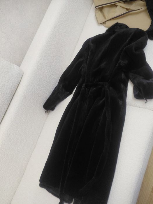 Стриженная норковая шуба