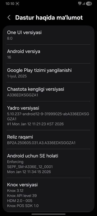 Samsung A33 5G kafolat bilan