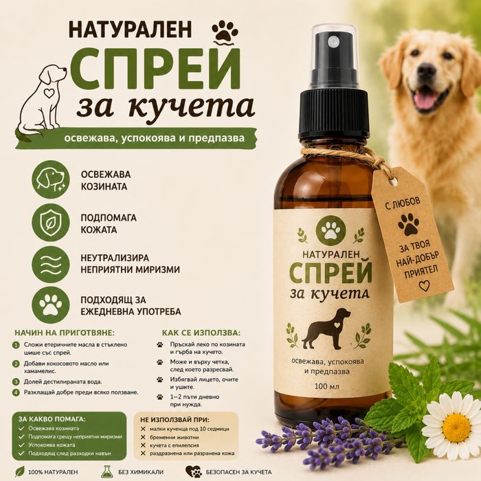 Спрей за кучета и котки
