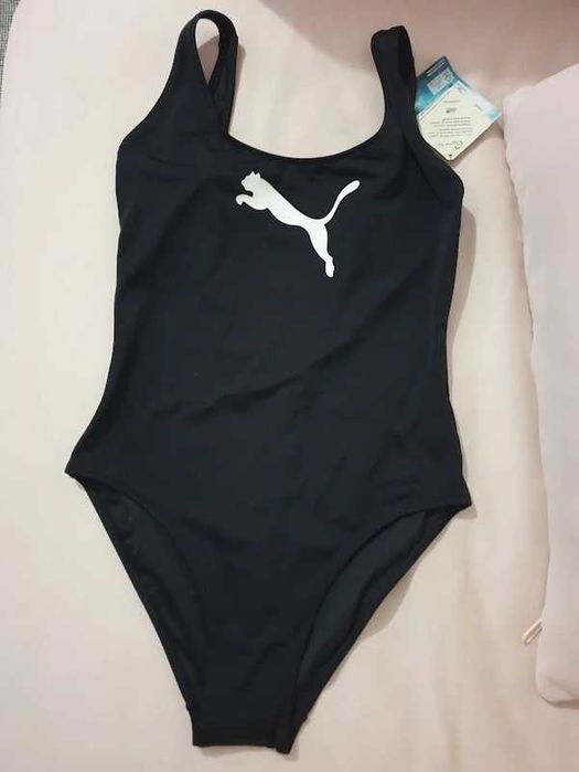 Costum de baie/inot Puma,marimea L,merge M,nou cu eticheta