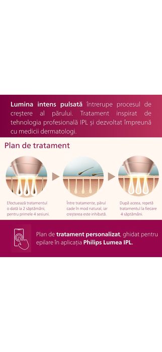 Philips Lumea Seria 8000 BRI940/00 – Ca nou, folosit o singură dată