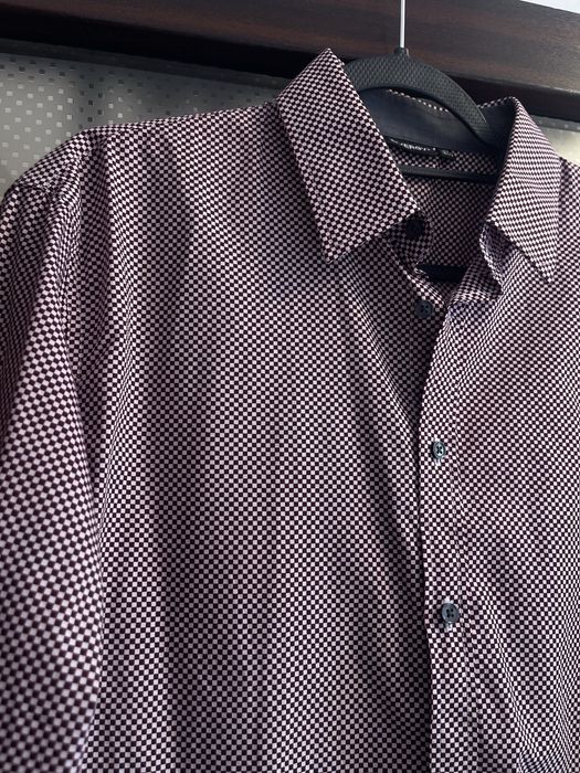 Camasa barbati Livergy mov cu patratele - marimea 42