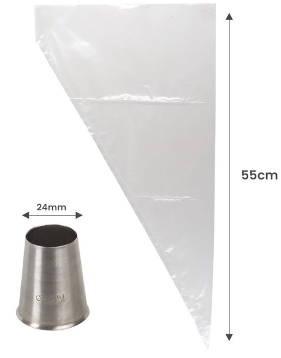 Kit crochete IBILI, oțel inoxidabil, argintiu/transparent