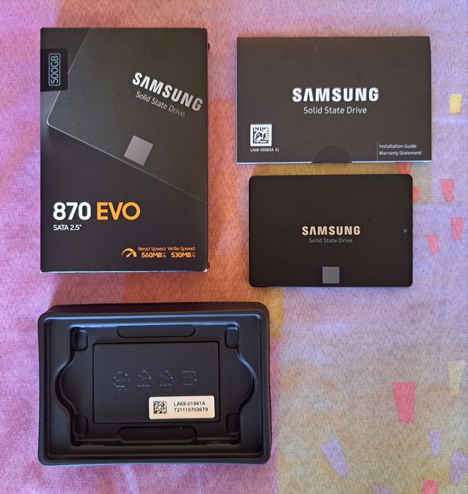 Памет SAMSUNG Solid State Drive (SSD) 870 EVO 500 GB 2.5" SATA 3
