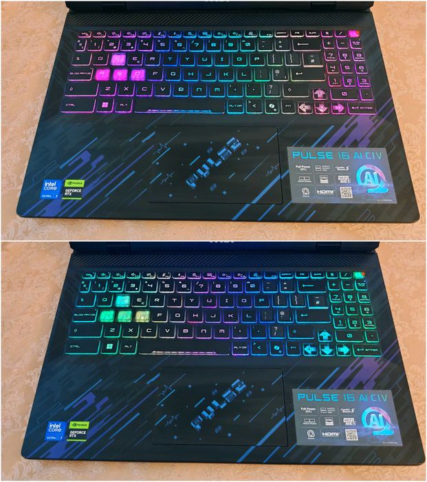 MSI Pulse 16 AI/Ultra 7 155H/RTX 4070 8GB/16GB RAM/512GB SSD/QHD 240hz