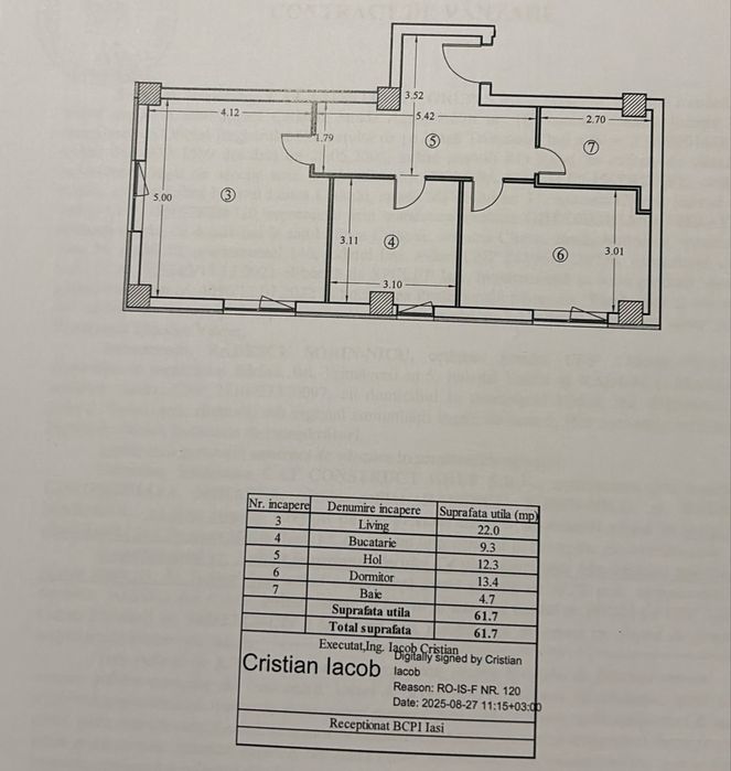 Apartament 2 camere de vanzare