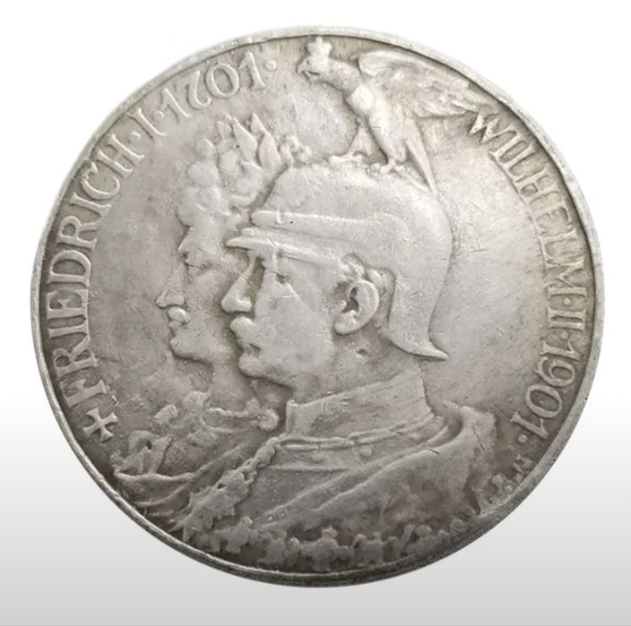 Немецкая монета 1901 год