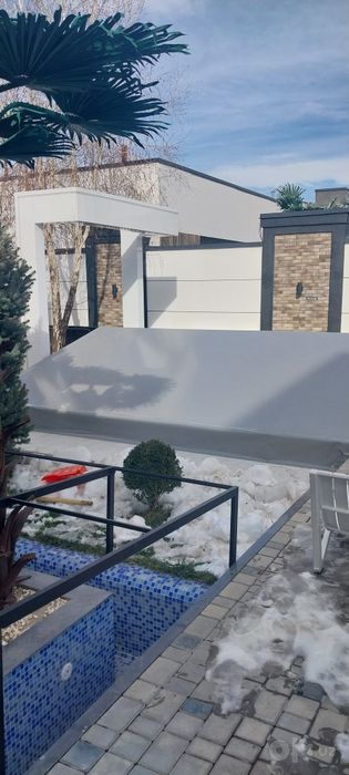 Бассейн закрыт навес баннер тент банер установка