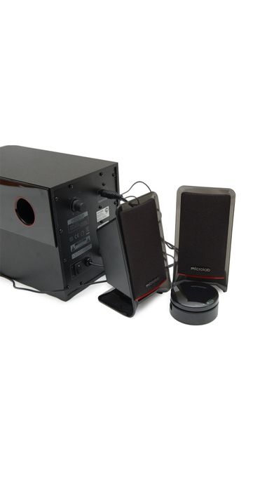 Sabvufer Microlab M-200 / 2.1 / 40W RMS (2×12W + 16w) / AUX / RCA