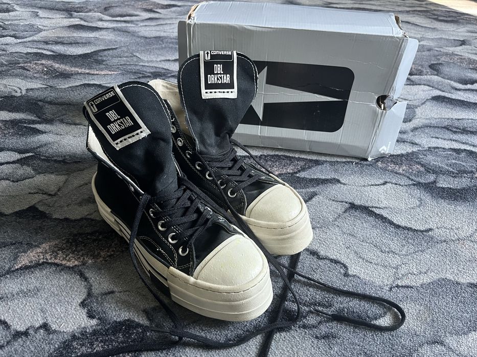 кеды rick pwens converse dbl drkstar