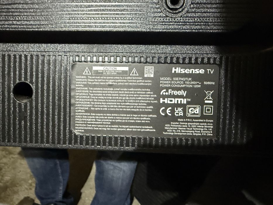 Tv Hisense Qled Seria 7 -126cm diagonala-Nou-display spart