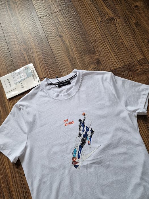 Страхотна мъжка тениска OFF уайт размер L / XL