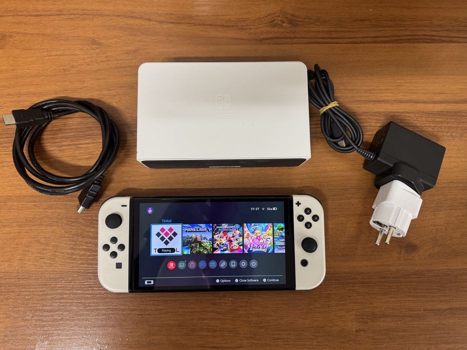 Nintendo Switch Oled + 128gb Kefir чип
