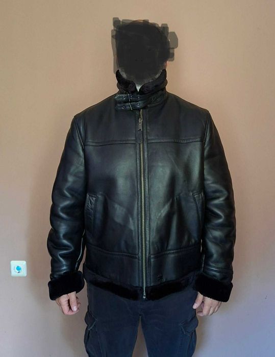 Оригинално Кожено зимно яке на "Alpha Industries® "