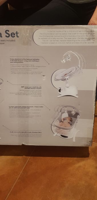 Vand balansoar si landoul 2 în 1 Lionel Bella Set rotativă 360°