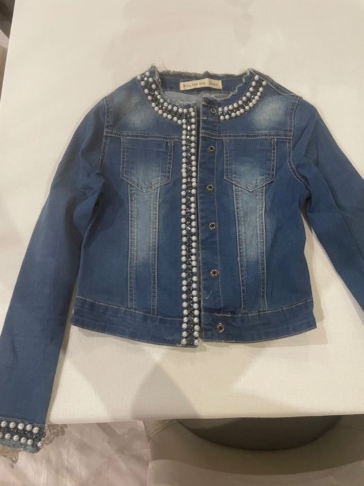 Дамско дънково яке