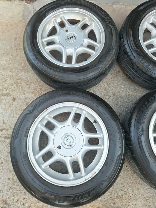 Алуминиеви джанти Опел 15 5х110 Летни гуми Dunlop