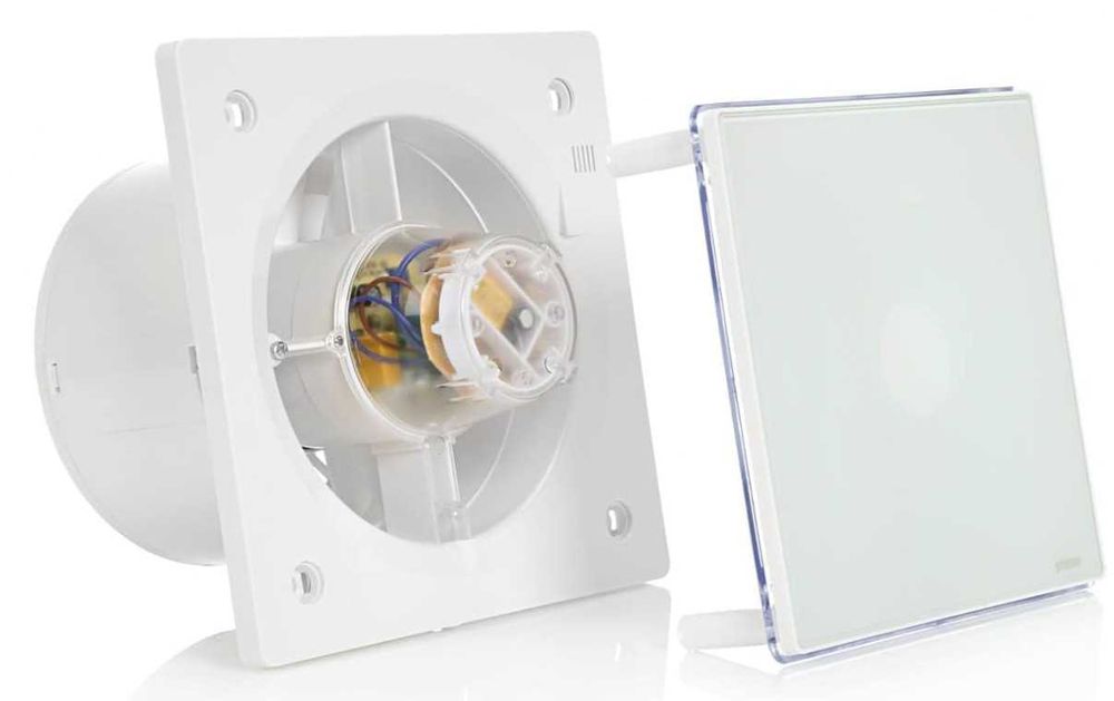 Вентилатор за баня STERR BFS150LP, диаметър 150 mm, LED + таймер