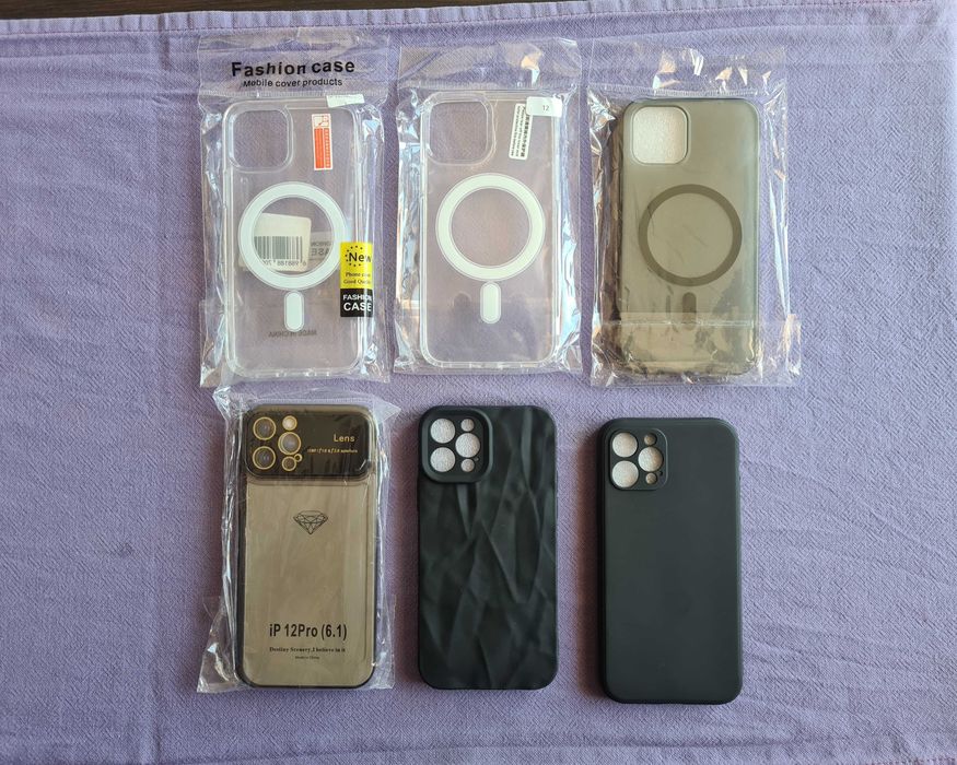 iPhone 12 Pro - 6 бр. Нови кейса!