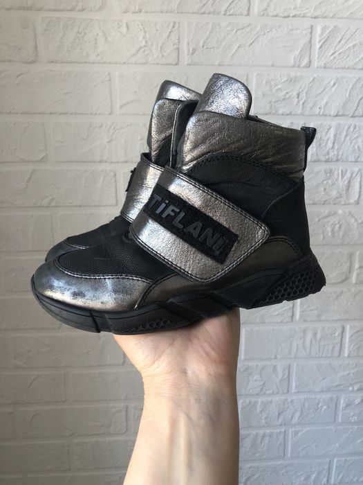 Сапоги кожаные на девочку