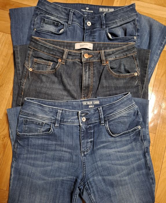 Blugi lungi mărime 38-40, 3 perechi=60 lei