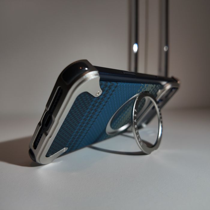 Husă nouă iPhone 17 Pro Max Premium, aluminiu, buton rotativ, MagSafe