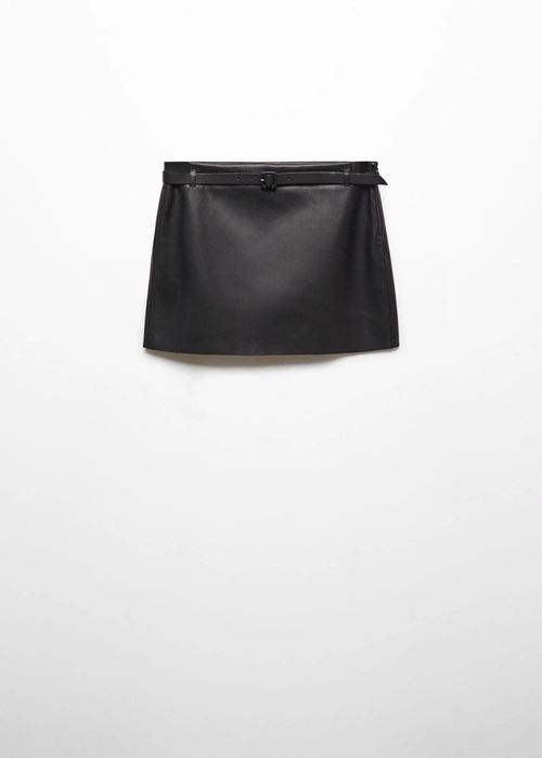 Кожена пола XS Mango