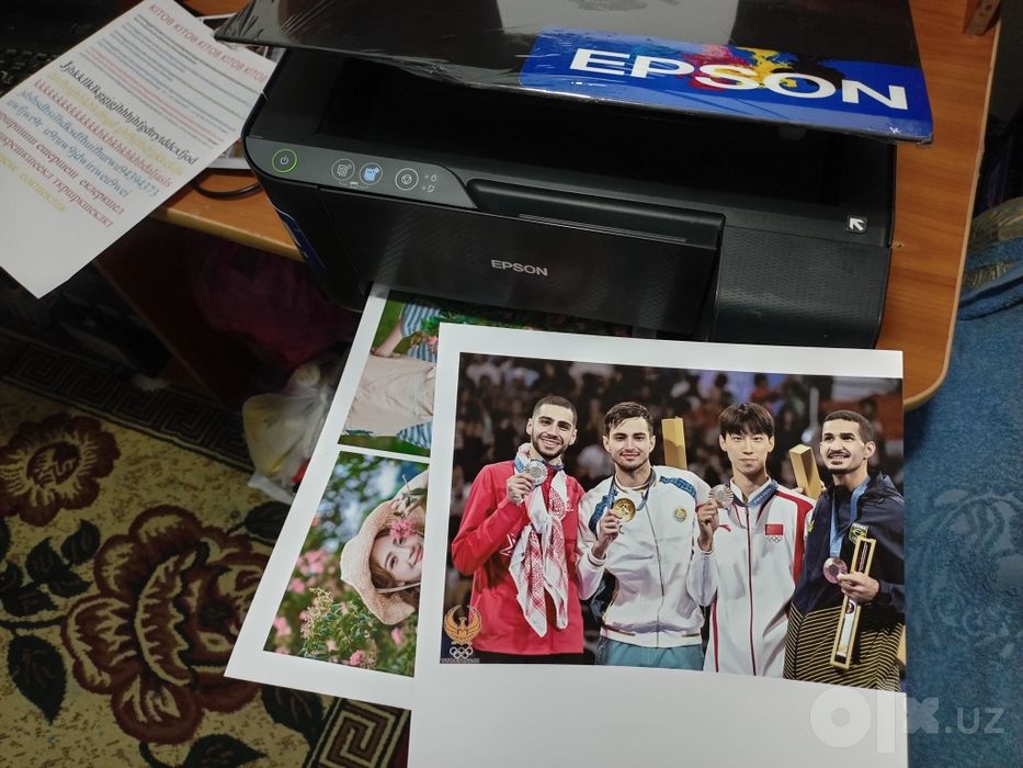 EPSON  3100 COPYA SKANERli rangli HD FOTO PRINTER dyuzi 100%  idialni