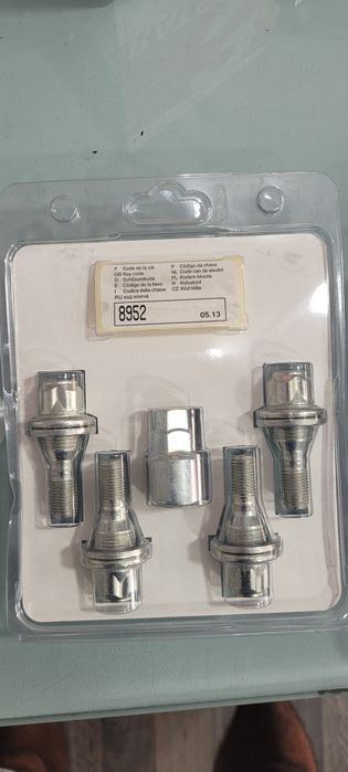 Set 4 prezoane antifurt Peugeot/Citroen/Opel jante originale aliaj