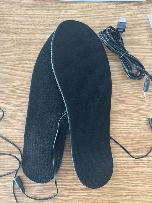 Branturi de pantofi cu sistem de incalzire prin USB, Unisex, L.