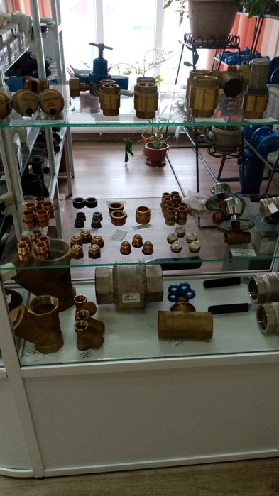 Вентиль кран шаровый + резьба и сгон