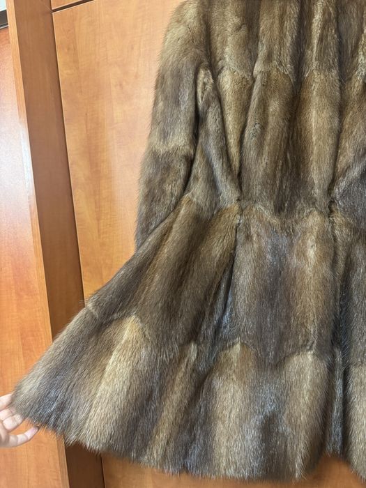 Кожено палто от норка