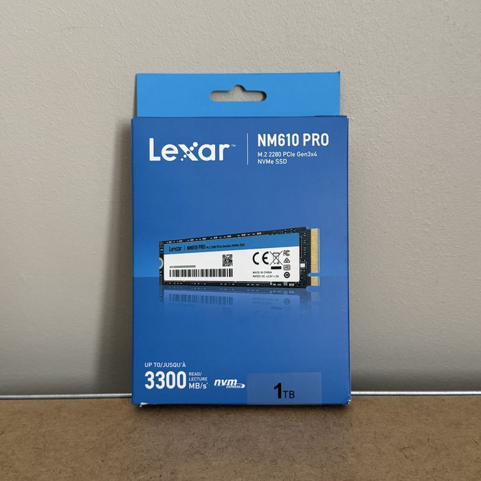 Solid State Drive SSD Lexar NM610 Pro 1TB, M.2, PCIe, NVMe, 3300 MB/s
