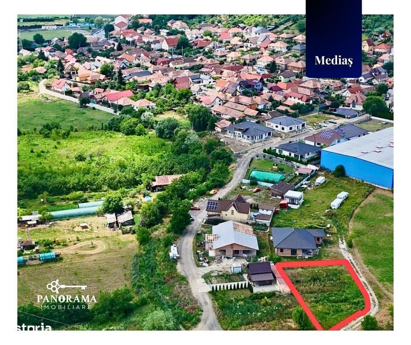 Teren intravilan de vânzare Mediaș Stadionului | 752 mp