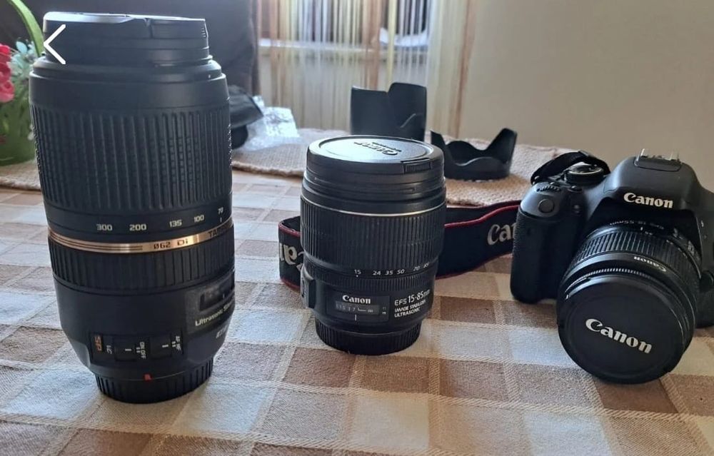 CANON EOS 600D+3 Obiective