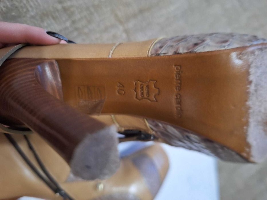 Botine Pierre Cardin piele naturala